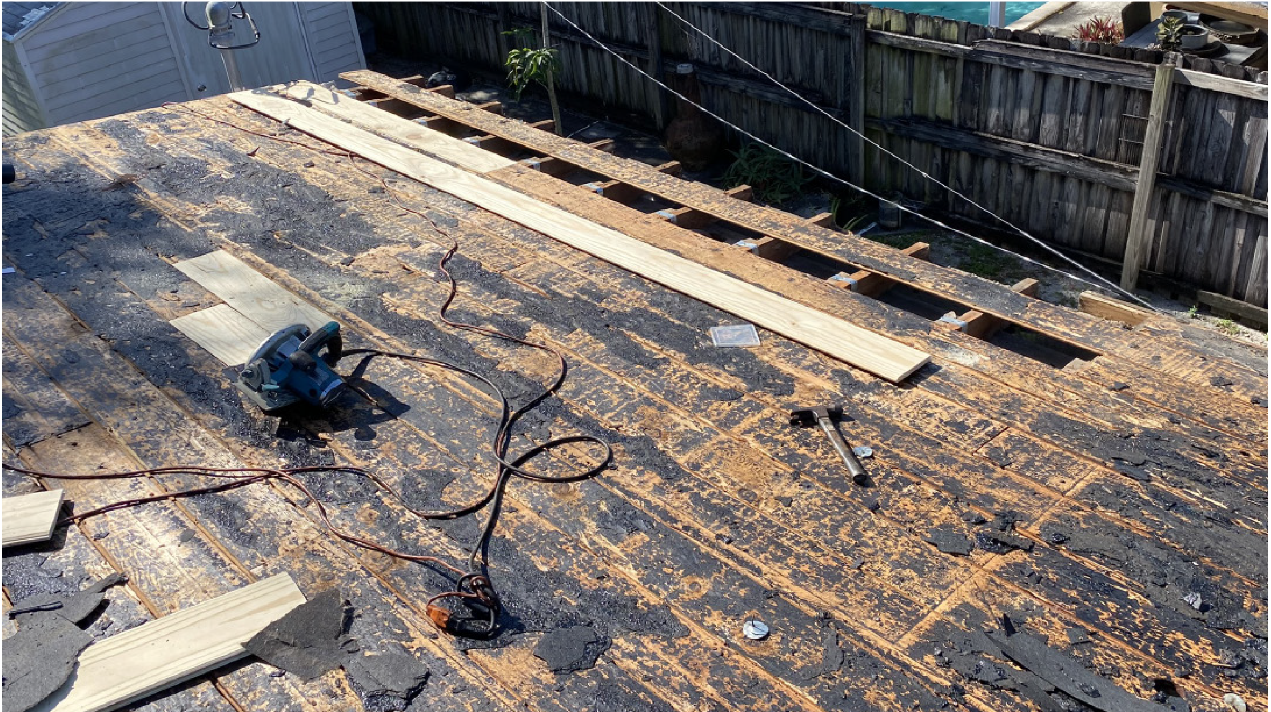 Conventional Roofing tear off