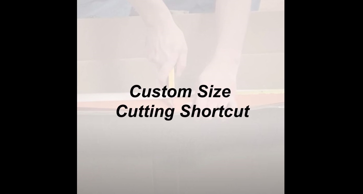 Custom Size Cutting Shortcut