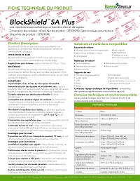 Product Data Sheet Francais