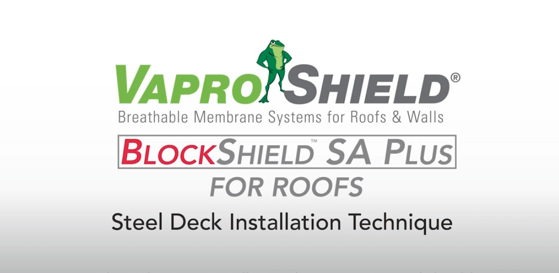 BlockShield SA Plus For Roofs Installation