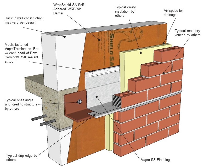 VS 113 VaproSSFlashing ShelfAngle ILLUSTRATION 031616a