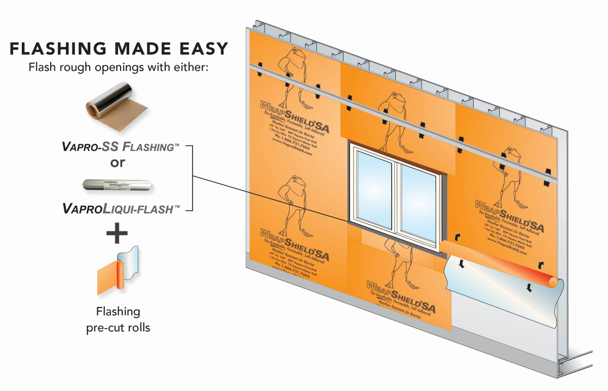 self adhered air barrier