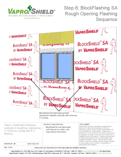 BlockShield SA Sequence with BlockFlashing SA