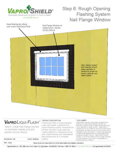 PanelShield SA Nail Flange Window Sequence